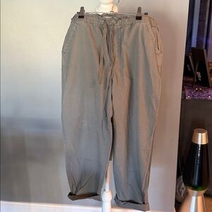 Sonoma easy paper bag waist capri - L